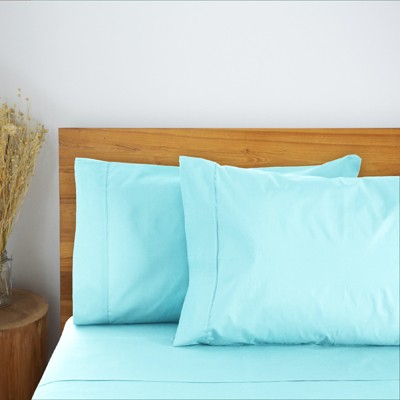 Aqua Twin Bamboo Microfiber Deep Pocket Sheet Set