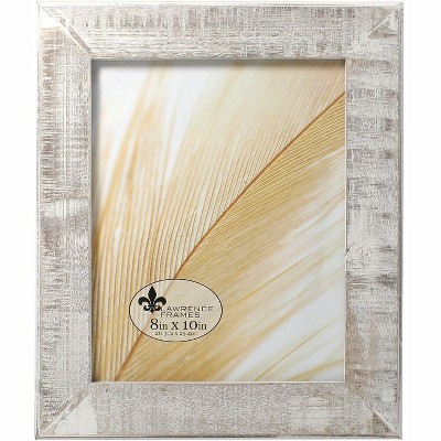 Lawrence Frames 8x10 Distressed Gray Wood With White Wash Picture Frame 734080