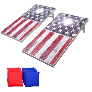 GoSports 4 ft x 2 ft LED Cornhole Set - 1 of 4