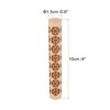 Unique Bargains Wood Clay Grain Texture Carved Fine Baking DIY Rolling Pins - 2 of 4
