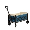 Lightweight Portable Heavy Duty Folding Beach Wagons With Wheels, Outdoor Garden Carts For Camping With Large Capacity-Cuddlewood - 2 of 4
