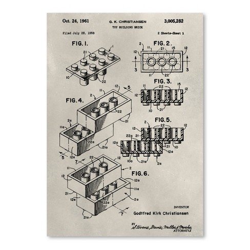 Americanflat Patentlego By Alicia Ludwig By World Art