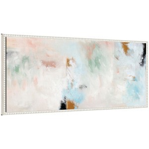 Kate and Laurel Sylvie Foggy Ice Forest Framed Canvas by Nikita Jariwala - 1 of 4
