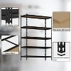 5-Tier Storage Shelves, Heavy Duty Metal Shelving Unit, Adjustable Garage Utility Storage Rack for Warehouse Kitchen Basement, 48" L x 18" W x 73" H - 4 of 4