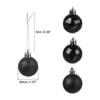 Unique Bargains Acrylic DIY Craft Party Christmas Tree Ornament Hanging Balls 1.57" 24 Pcs - 2 of 4