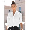 Women's Long Sleeve Button Down Blouse Shirt - LASCANA - 3 of 4