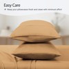 LuxClub 2 PC Performance Microfiber Solid Pillowcase Set - 4 of 4
