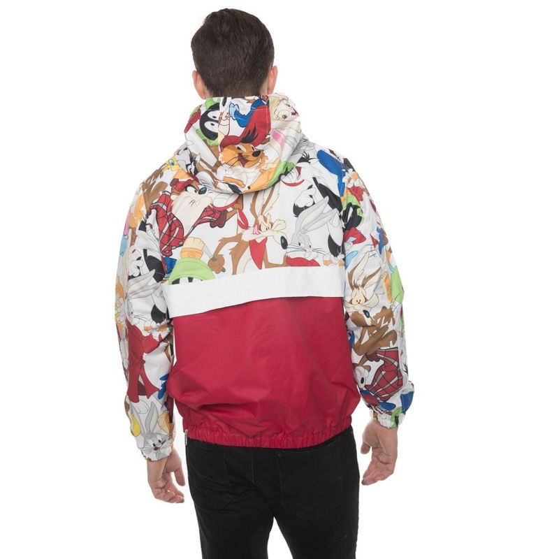 Members Only Looney Tunes Print Jackets for Men Casual, 4 of 5