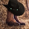 Underwraps Costumes Cowboy Hat With Turquoise Oval Gem Band Adult Costume Accessory|Black - 2 of 4