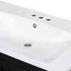 NicBex Bathroom Vanity with Sink, Morden Bathroom Cabinet Storage with 1 Functional Drawers and 1 Spacious Cabinet for Bathroom - 3 of 4