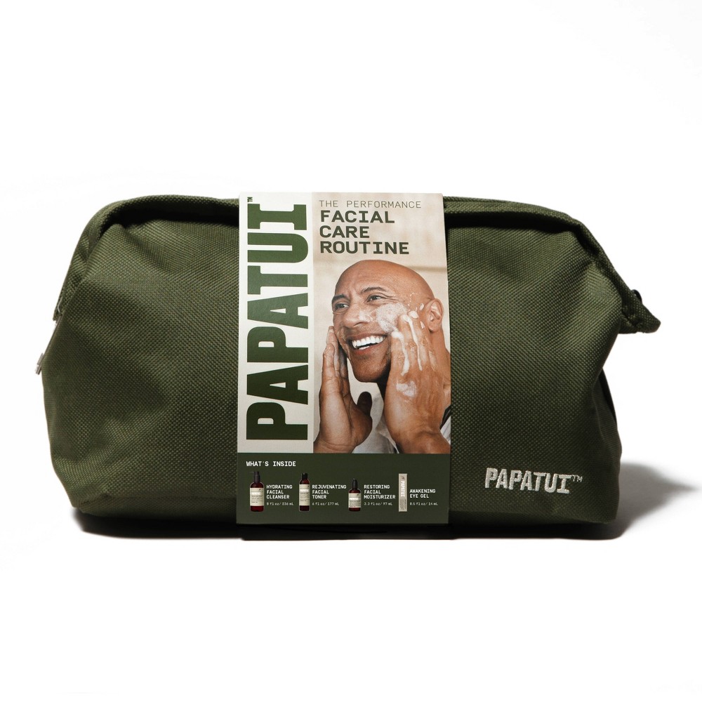 Papatui Men's Facial Care Routine Kit - 4ct