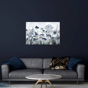 iCanvas Inky Indigo Blue by Tava Studios Canvas Print Wall Art - 1 of 3