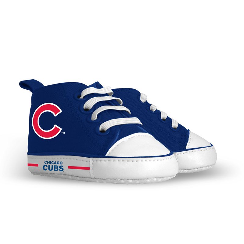 Baby Fanatic Pre-Walkers High-Top Unisex Baby Shoes -  MLB Chicago Cubs, 2 of 6
