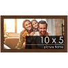 PosterPalooza | Panoramic Simple Brown Picture Frame - UV Acrylic, Foam Board Backing, Hanging Hardware - 2 of 4