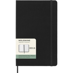 Moleskine 2025-26 18 Month Weekly Academic Planner Long Black - 1 of 4