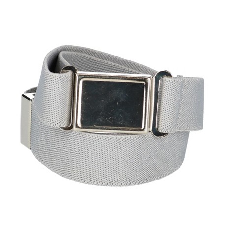 Steel Grey Elastic Belt