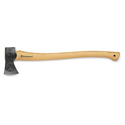 Husqvarna 576926201 26" Curved Wooden Handle Multipurpose Logger Forest Axe