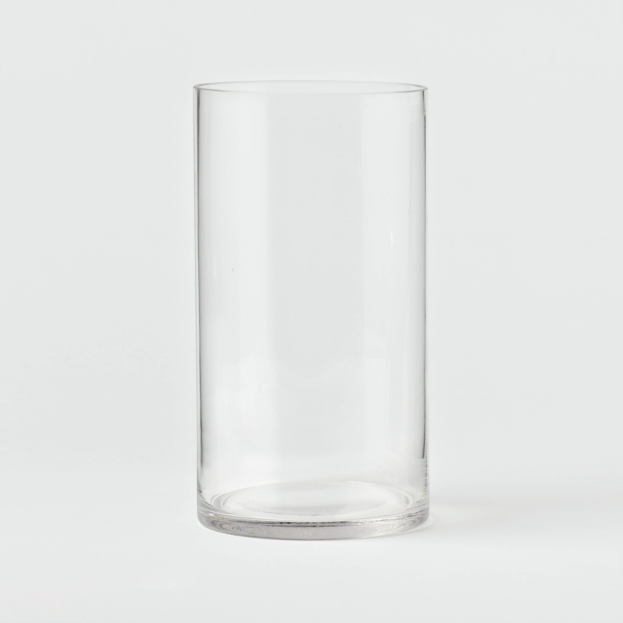 Clear Hurricane 5.31"x10" Pillar Candle Holder - Room Essentials™
