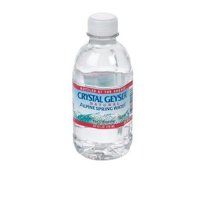 Crystal Geyser Natural Alpine Spring Water - 8oz (Pack of 28)