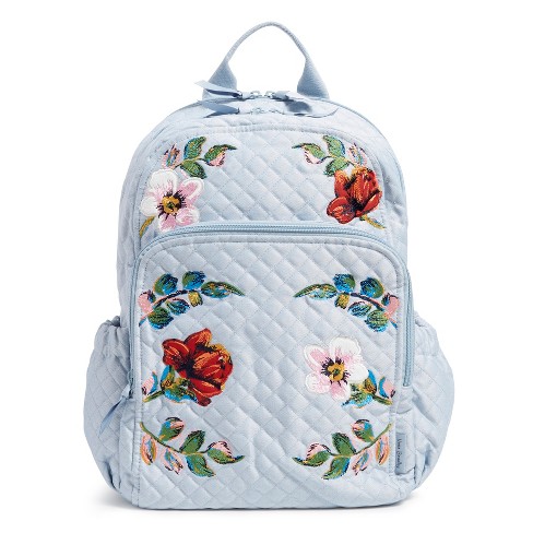  Vera Bradley Women's Cotton Campus Backpack, Pretty