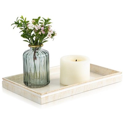 Creative Scents Rustic Luxe Decorative Coffee Table Tray