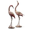SPI Home Flamboyant Crane Garden Pair Set of 2 – Cast Iron Sculptures, Rustic Patina Finish, 28" Tall Outdoor Decor - 3 of 3