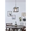 Elegant Lighting Resolute 1 light brass and black Pendant - 2 of 4