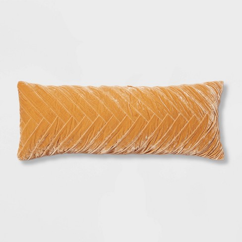 Gold 2024 oblong pillow