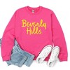 Simply Sage Market Women's Graphic Sweatshirt Beverly Hills Cursive - 3 of 4