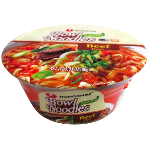 Nongshim Savory Beef Soup Microwavable Noodle Bowl - 3.03oz - image 1 of 4