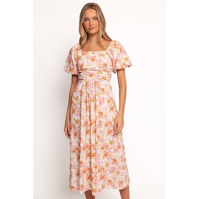 Petal and Pup Clo Puff Sleeve Midi Dress