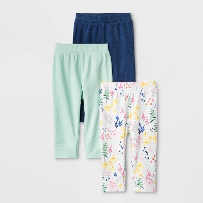 Baby Girls' 3pk Little Wildflower Pants 