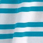 turq blue double stripe