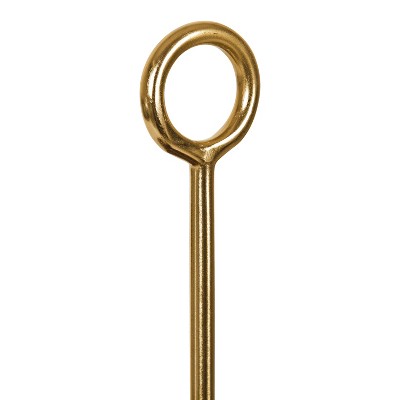 Lipton Glamorous White and Gold Round Metal Two-Tier Tray