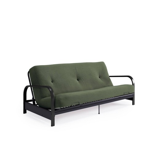 Futon couch store with frame