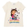 Dreamworks Gabby's Dollhouse Girls Fleece Zip Up Hoodie, T-Shirt and Leggings 3 Piece Outfit Set Toddler - 3 of 4