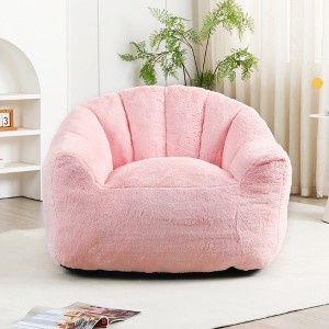 SeaCamel Oversized Bean Bag Chair - High-Density Foam, Plush Comfort for Adults, Perfect for Bedroom & Living Room Relaxation - 1 of 4