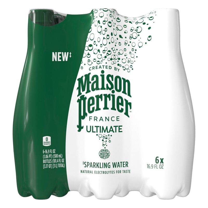 Maison Perrier Unflavored Sparkling Water - 6pk/16.9 fl oz Bottles, 1 of 9