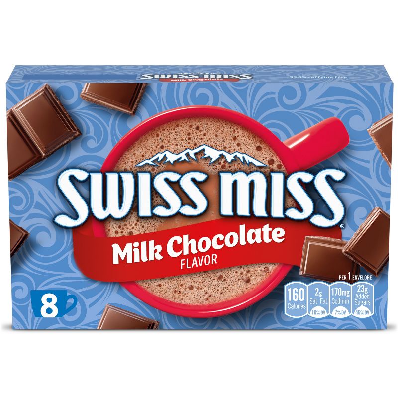 Swiss Miss Milk Chocolate Hot Cocoa Mix  - 8ct, 1 of 10