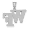 Black Bow Jewelry Sterling Silver Wake Forest Demon Deacons NCAA Large Pendant - 3 of 4