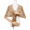INSPIRE CHIC Women's Sequin Shawls and Wraps for Evening Dresses Fringed Sparkly Scarf 1Pc - 3 of 4