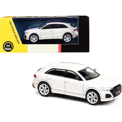 Audi RS Q8 White 1/64 Diecast Model Car by Paragon