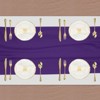 Unique Bargains  Light Elegant Romantic Chiffon Table Runner 27.5" x 118" 2 Pcs - 3 of 4