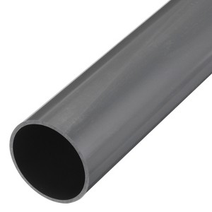 Unique Bargains High Impact Water Plumb Cable Sleeve PVC Rigid Round Pipes 20" Length - 1 of 4