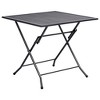 vidaXL Patio Dining Set Patio Mesh Dining Table and Chair Steel Anthracite - 3 of 4