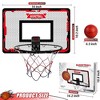 MOVSSOU Indoor Basketball Hoop for Kids Automatic Scoring Electronic Scoreboard with 3 Balls Basketball Toy - 3 of 4