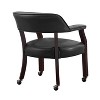 Tournament - Arm Chair With Casters - Medium Cherry - 2 of 4