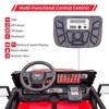 24V 2-Seater Kids Ride-On Truck w/Remote - 20" Seat, LED Lights, Music, 110LB Capacity (Ages 2-8) - 3 of 4