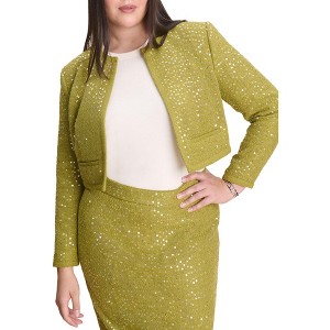 ELOQUII Sequin Tweed Jacket - 1 of 4