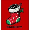 Christmas Naughty Coal Stocking Men's Crew Neck Short Sleeve Tee - 2 of 2